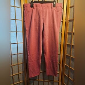 Serra Dusty Rose Jeggings Size M.